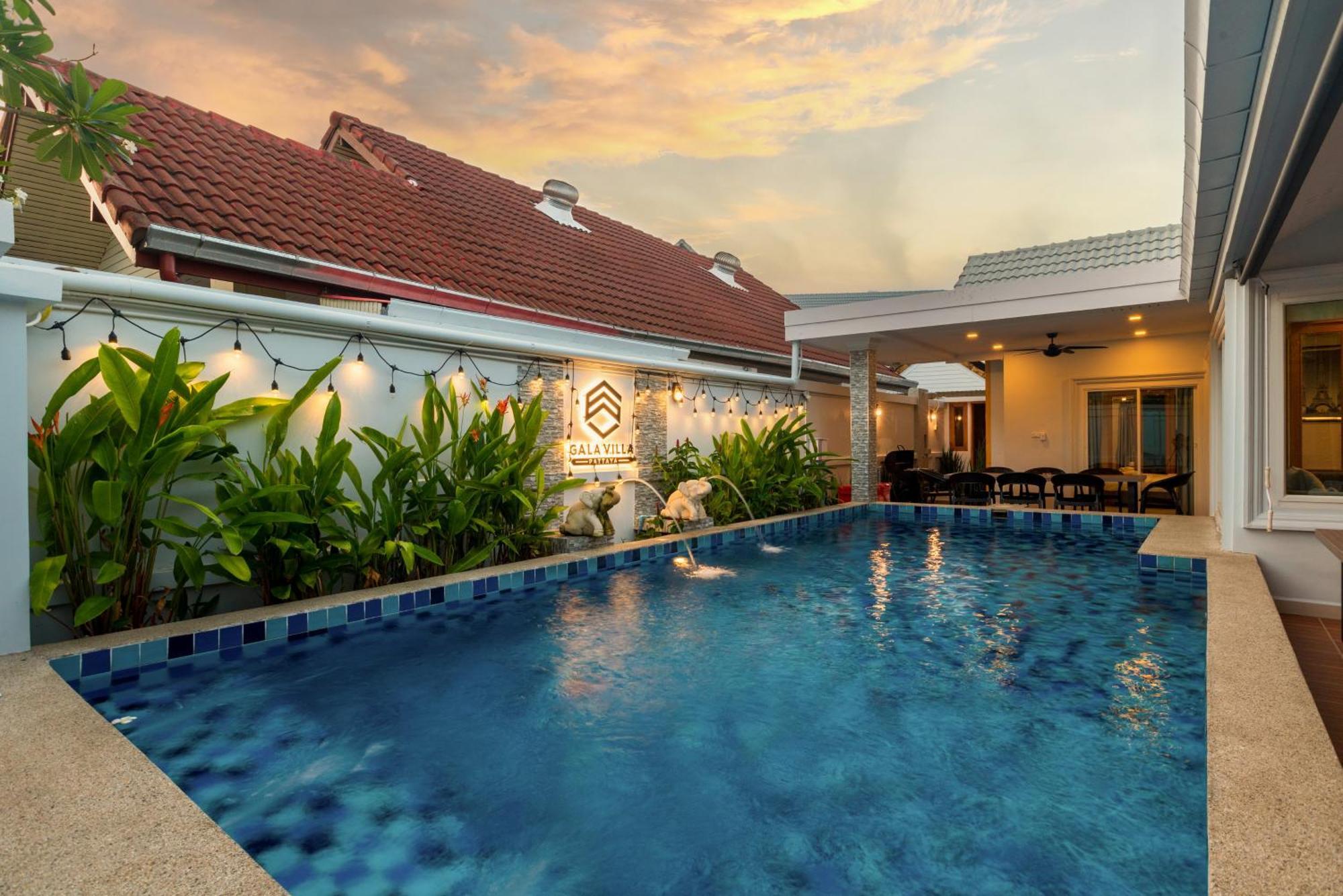 Pattaya Private Villa - Pool,Sauna,Snooker,Bbq 外观 照片