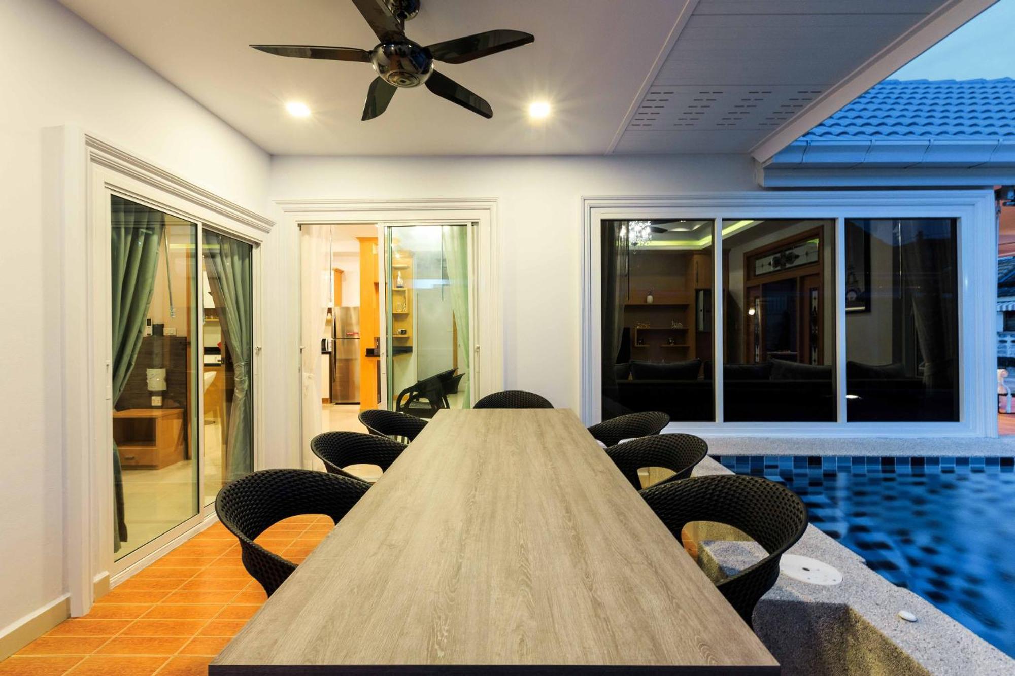 Pattaya Private Villa - Pool,Sauna,Snooker,Bbq 外观 照片