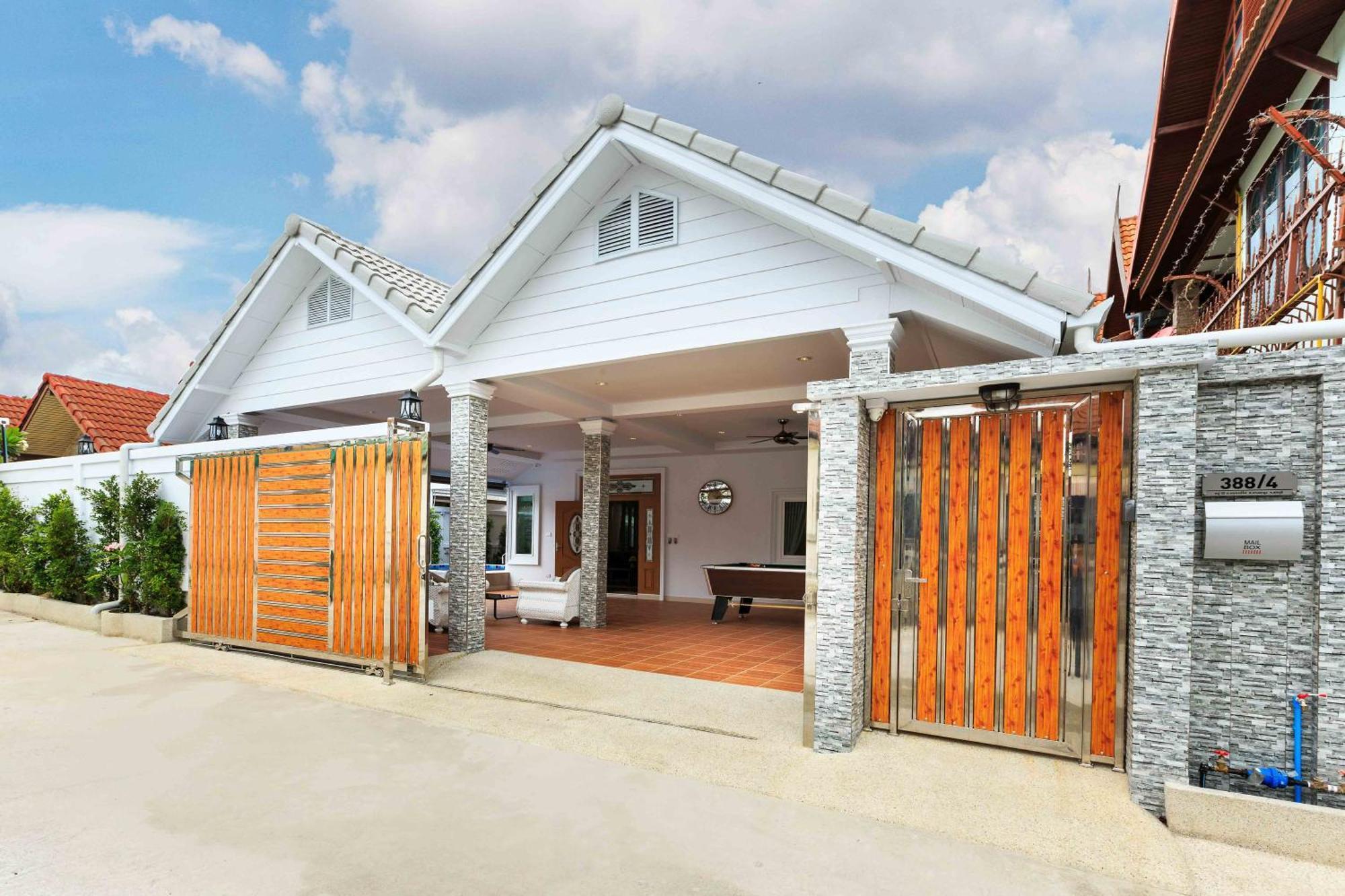 Pattaya Private Villa - Pool,Sauna,Snooker,Bbq 外观 照片