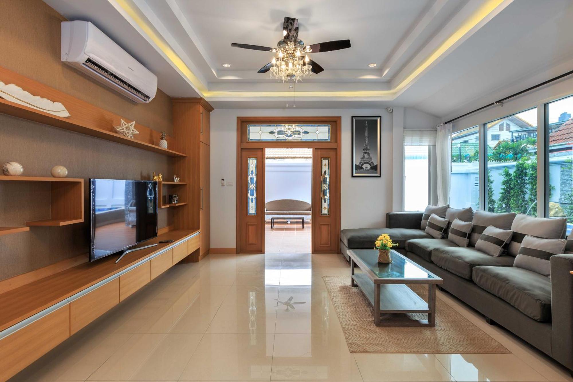 Pattaya Private Villa - Pool,Sauna,Snooker,Bbq 外观 照片